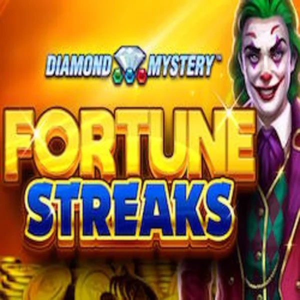 Diamond Mystery Fortune Streaks slot logo by Greentube at Casino Days