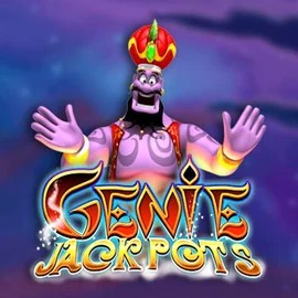 Official Jackpots logo: Genie Jackpots by Blueprint Gaming at Casino Days