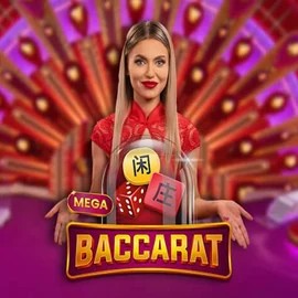 Live Casino logo of Mega Baccarat from Pragmatic Play at Casino Days