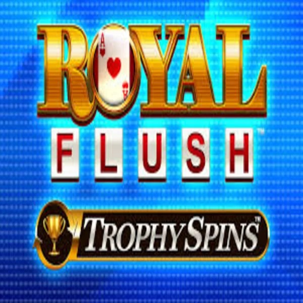 Royal Flush Trophy Spins slot visual from Greentube available on casino-days.co