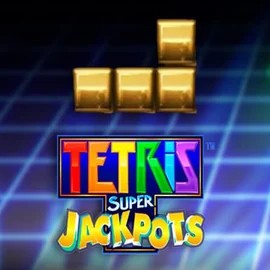 Tetris Super Jackpots slot visual from WMS available on casino-days.co